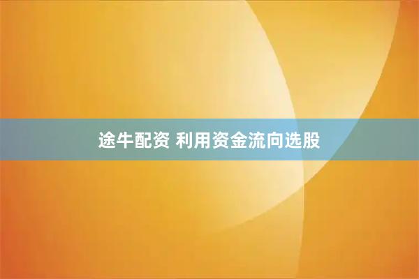 途牛配资 利用资金流向选股